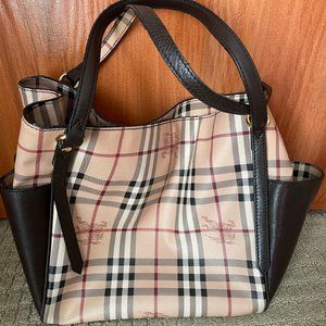 Burberry Plaid Bucket Bag